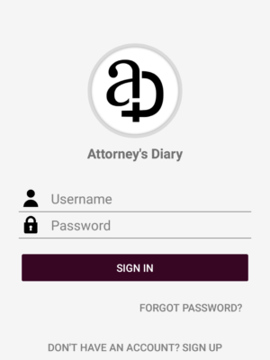 attorneys diary